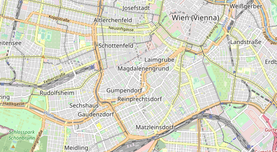 regionaler Händler auf Karte