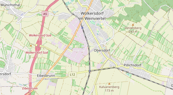 regionaler Produzent auf Karte