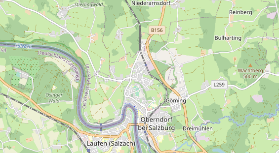 regionaler Händler auf Karte