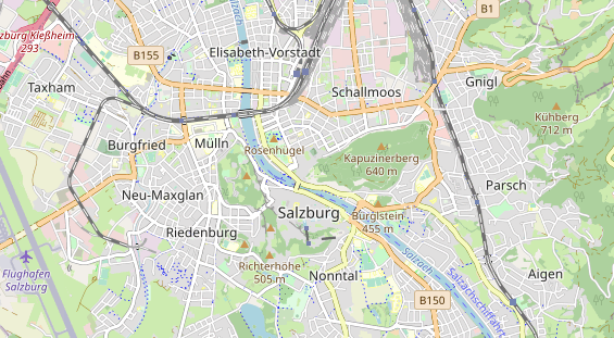 regionaler Händler auf Karte