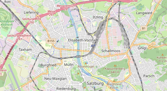 regionaler Händler auf Karte