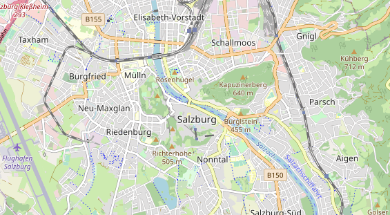 regionaler Händler auf Karte