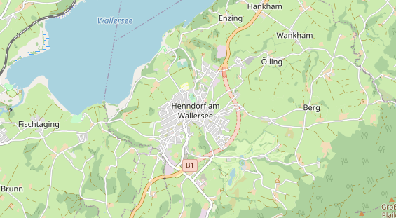 regionaler Händler auf Karte