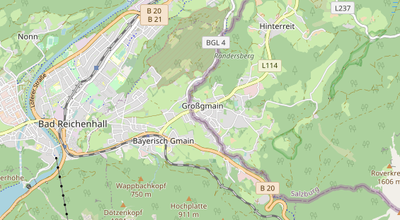 regionaler Händler auf Karte