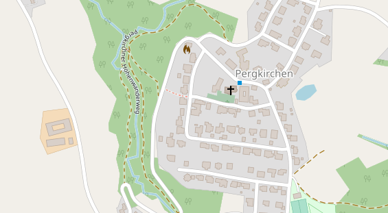 regionaler Händler auf Satellitenbild