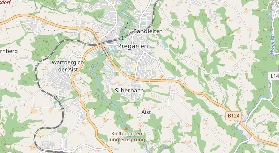 regionaler Dienstleister auf Karte