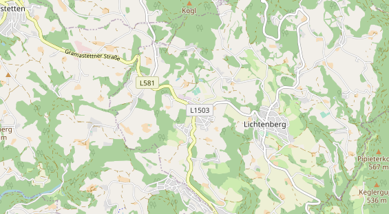 regionaler Händler auf Karte