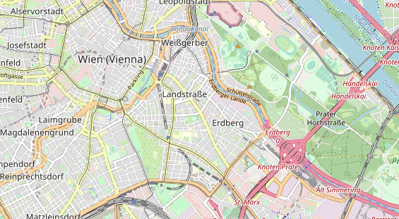 regionaler Händler auf Karte