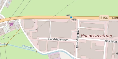 regionaler Händler auf Satellitenbild