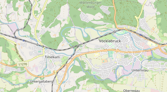 regionaler Händler auf Karte