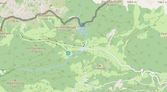 regionaler Produzent auf Karte