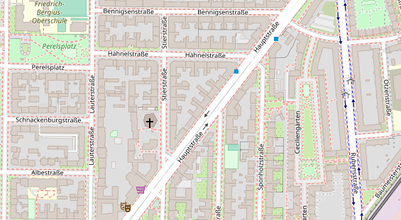 regionaler Produzent auf Satellitenbild