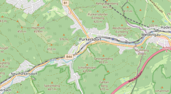 regionaler Händler auf Karte