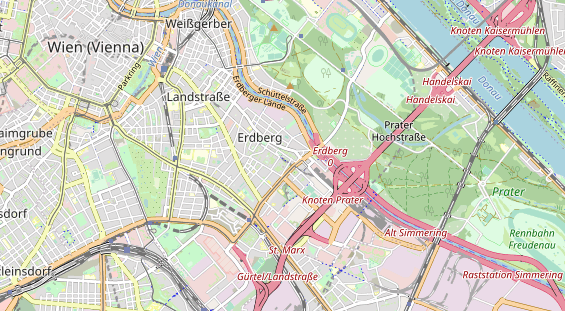 regionaler Händler auf Karte