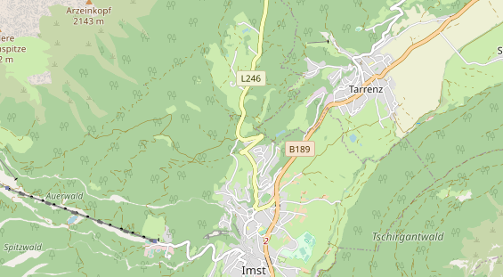 regionaler Händler auf Karte
