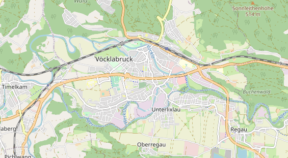 regionaler Produzent auf Karte