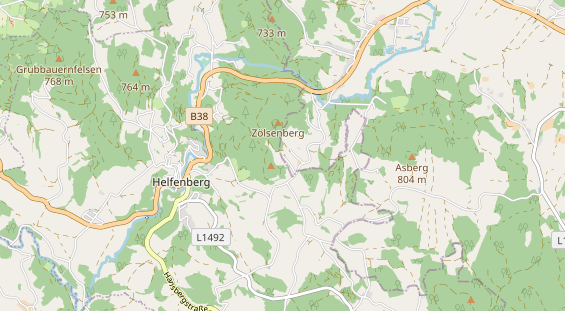 regionaler Händler auf Karte