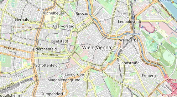 regionaler Händler auf Karte