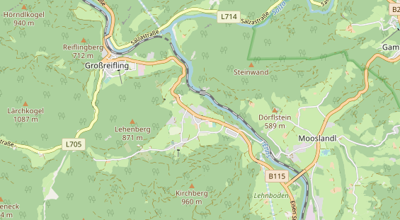 regionaler Produzent auf Karte