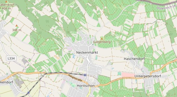 regionaler Händler auf Karte