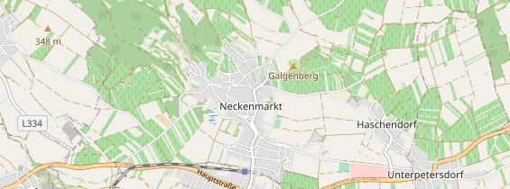 regionaler Händler auf Karte