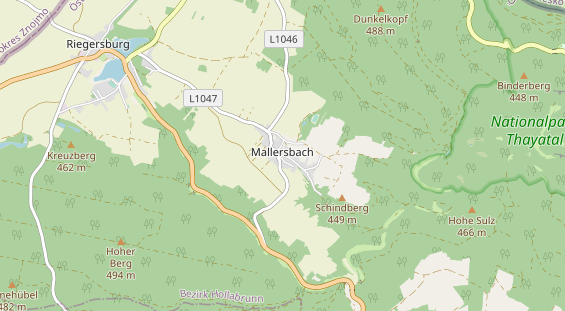 regionaler Produzent auf Karte