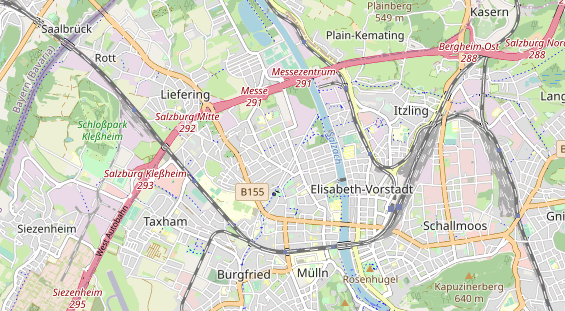 regionaler Dienstleister auf Karte