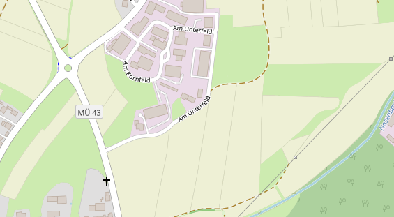 regionaler Händler auf Satellitenbild