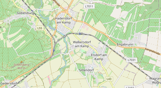 regionaler Händler auf Karte