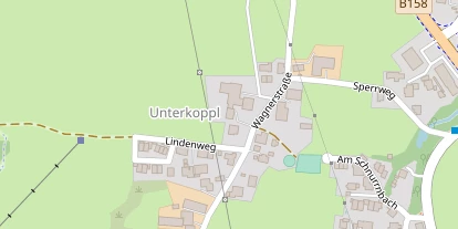 regionaler Händler auf Satellitenbild
