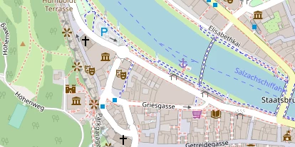regionaler Händler auf Satellitenbild
