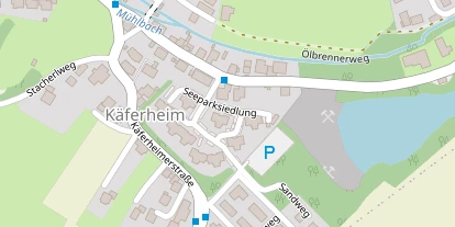 regionaler Händler auf Satellitenbild