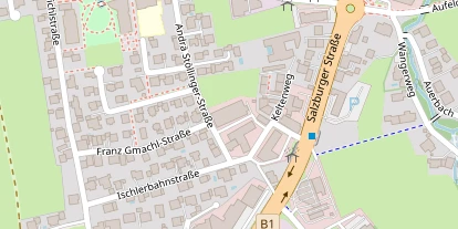 regionaler Händler auf Satellitenbild