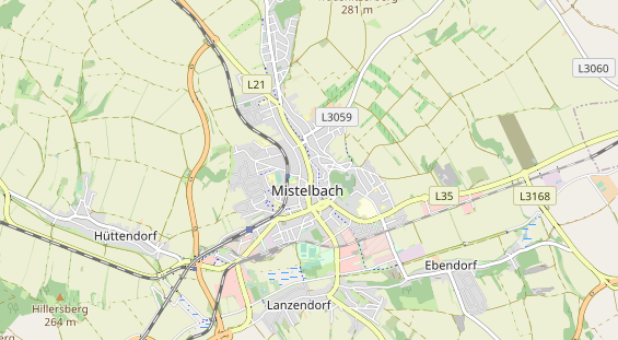 regionaler Dienstleister auf Karte