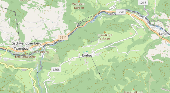 regionaler Produzent auf Karte