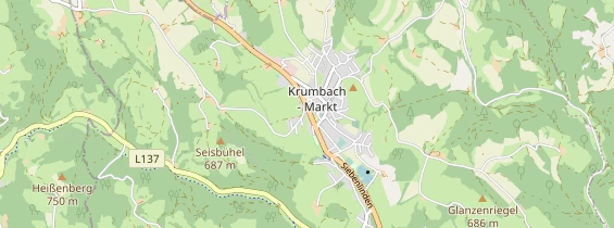 regionaler Händler auf Karte