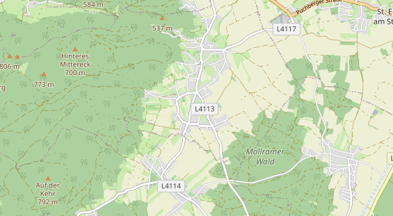 regionaler Händler auf Karte