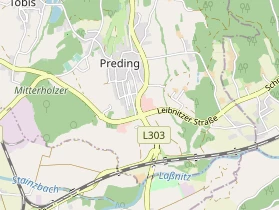 regionaler Händler auf Karte