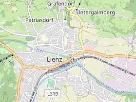 regionaler Händler auf Karte