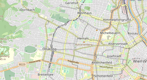 regionaler Händler auf Karte