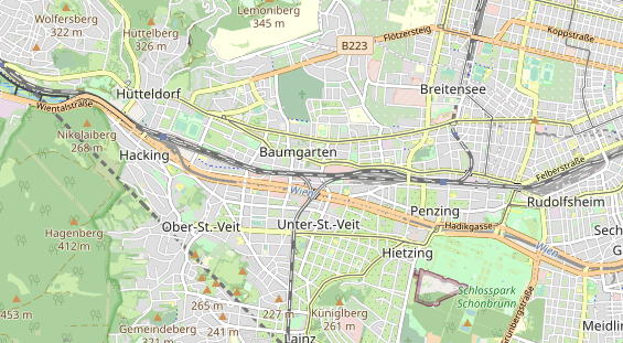 regionaler Händler auf Karte