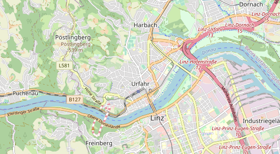 regionaler Händler auf Karte