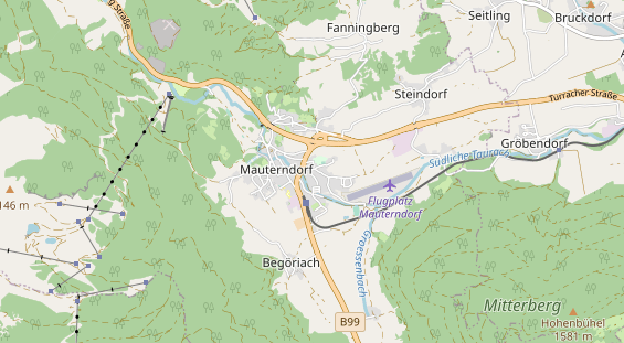 regionaler Dienstleister auf Karte