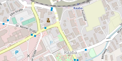 regionaler Händler auf Satellitenbild