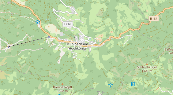 regionaler Dienstleister auf Karte