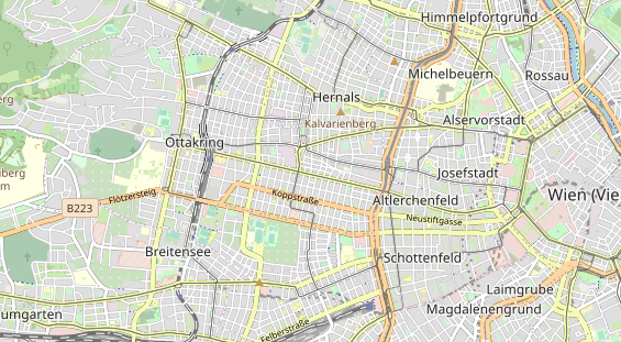 regionaler Händler auf Karte