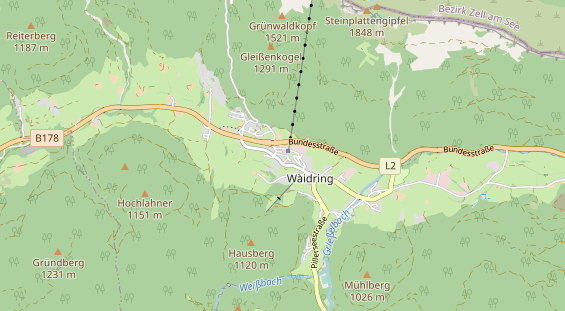 regionaler Dienstleister auf Karte