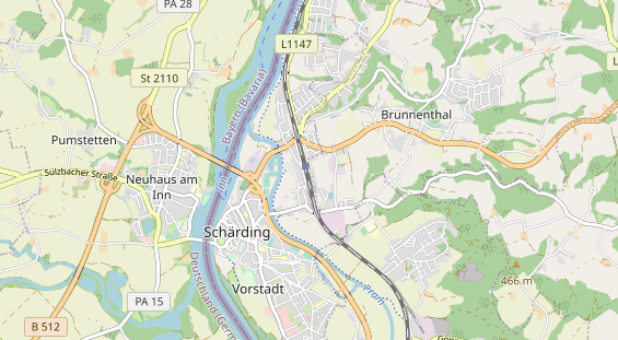 regionaler Händler auf Karte