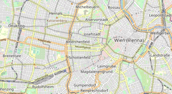 regionaler Händler auf Karte