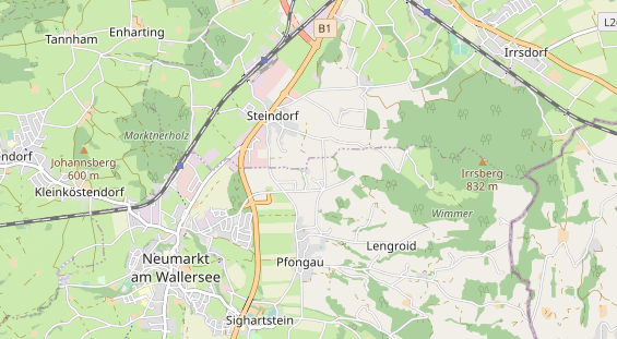 regionaler Händler auf Karte